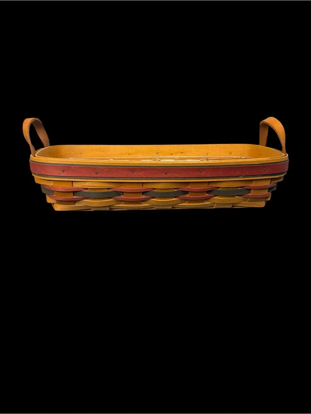 LONGABERGER FATHERS DAY Basket 1997 PERSONAL ORGANIZER- PROTECTOR/ LINER